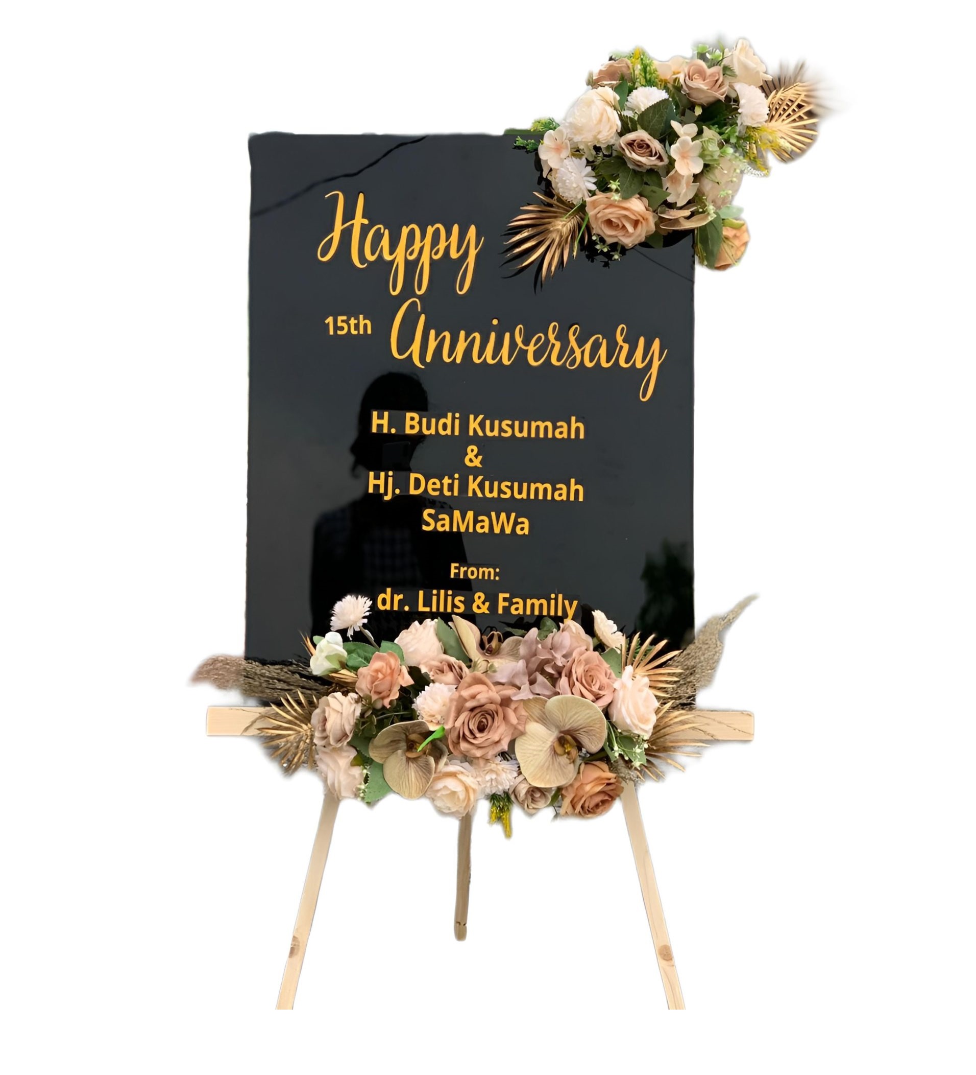Papan Bunga Akrilik Jiput